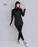 خرید مانتو طرحدار ورزشی100690 - Image 13