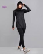 خرید مانتو طرحدار ورزشی100690 - Image 11