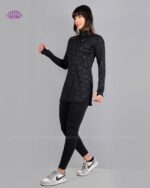 خرید مانتو طرحدار ورزشی100690 - Image 4