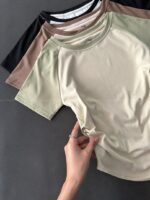 خرید تیشرت بغل چین دار ورزشی 1001081 - Image 4