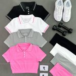 خرید ست کراپ وشورتک ورزشی 1001167