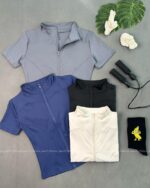 خرید تیشرت زیپدار ورزشی 1001195