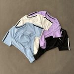 خرید تیشرت خط دار نایکی ورزشی 1001379