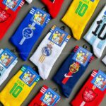 جوراب طرح فوتبالی ورزشی 1001809