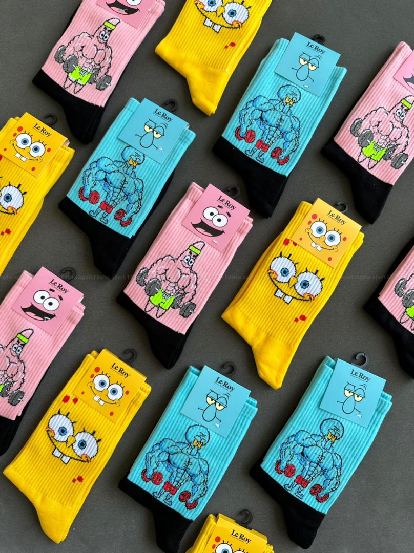 IMG-20250823-WA0054 جوراب طرحدار خانواده باب اسفنجی 1001810 - Image 1