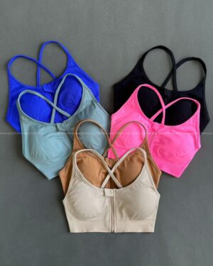 نیمتنه زیپی پشت ضربدری ورزشی 1001919